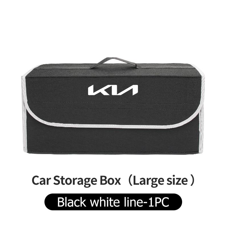 Cpgmvl1 Car Trunk Storage Box Felt Stowing Bag Organizer Tool Auto Interior Accessories For KIA K5 K2 Optima Soul Spectra Niro Cadenza