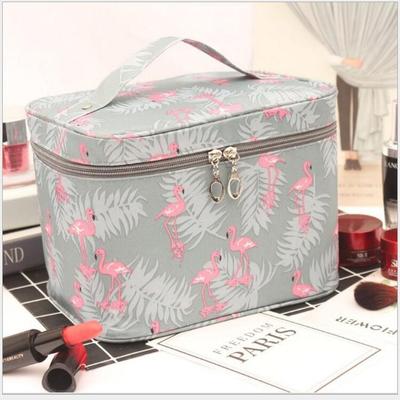 Reise Wasserdicht Tragbar Damen Make-up Tasche Hohe Kapazität Toilettenartikel Organizer Aufbewahrung Kosmetikkoffer Reißverschluss Wasch Beauty-Tasche