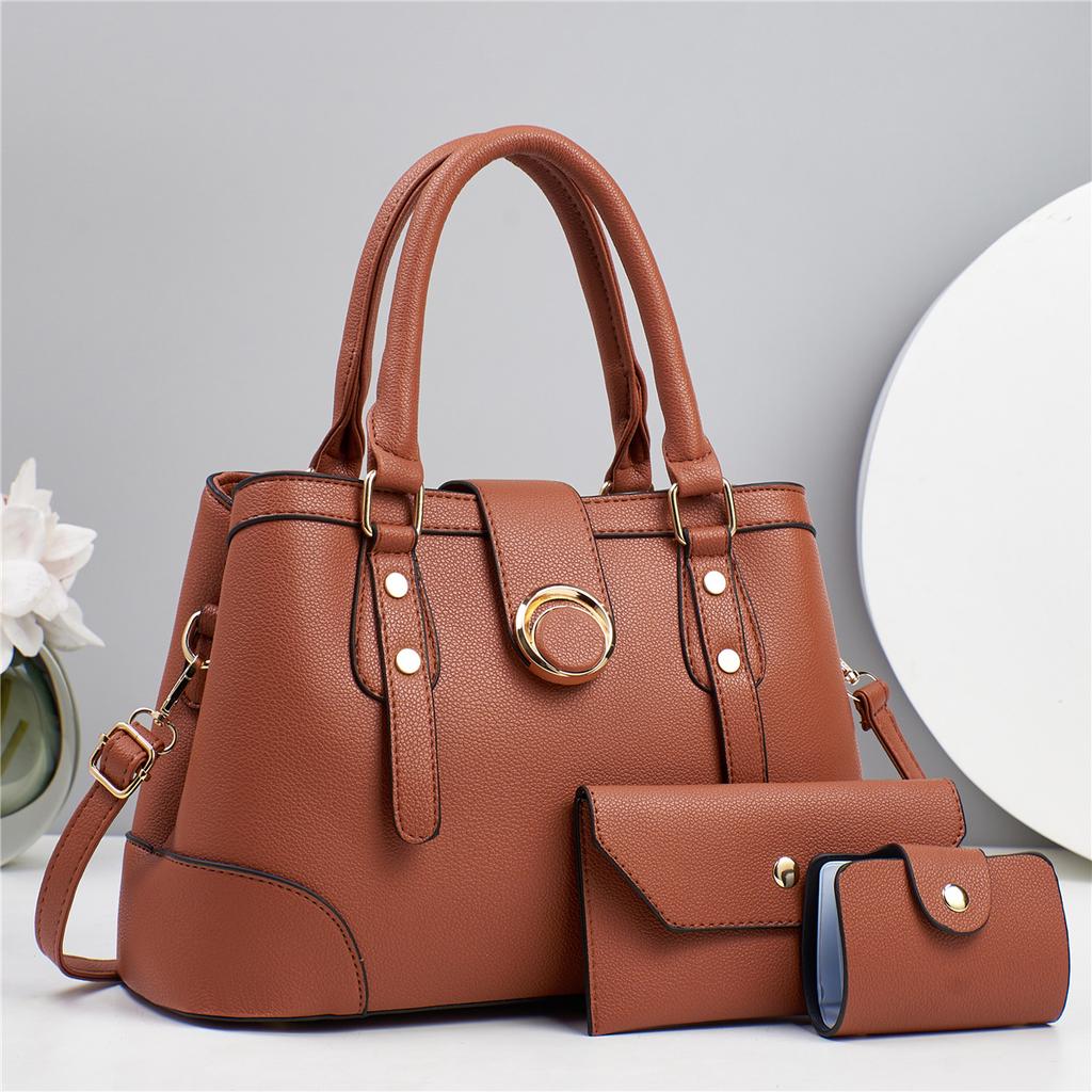Mother and child bag Versatile messenger bag Handbag Shoulder bag Solid color women's bag