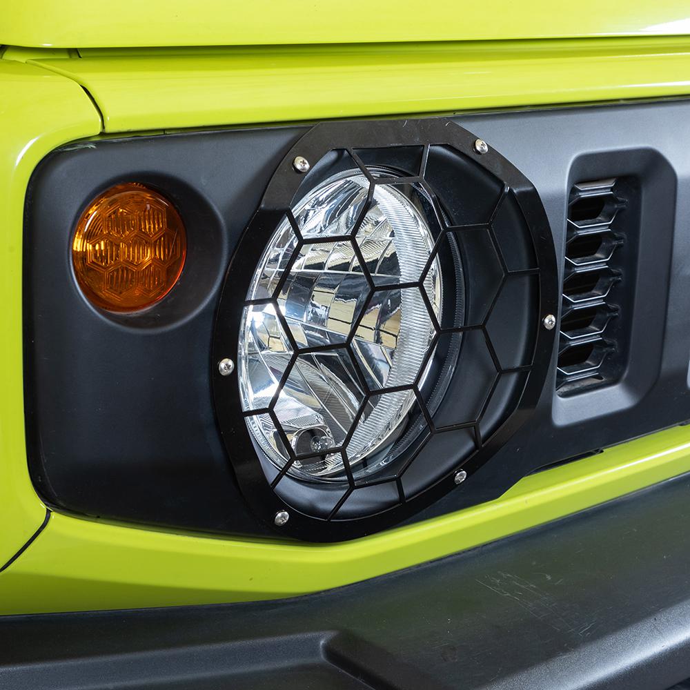 Car Front Headlight Cover Trim Head Lampshade Guard  Decoration Stickers for Suzuki Jimny 2019 2020 2021 2022 2023 Exterior Accessories