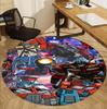 American science Pattern Round Rug, Indoor/Outdoor Mat, for Picnic, Gameroom, Bedroom, Office, Living Room, Home Decor Carpet, Birthday Gift