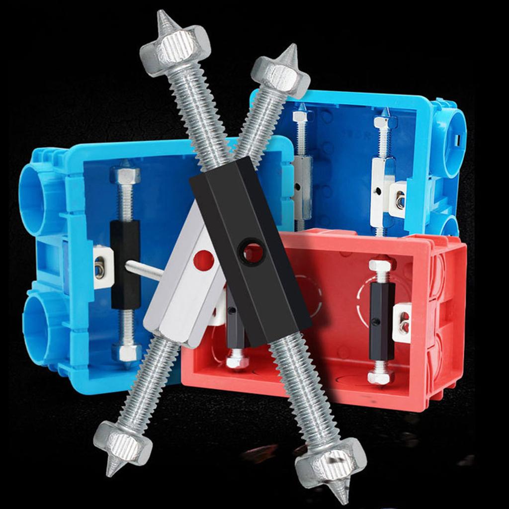 10Pcs Adjustable Cassette Screws Support Rod 86/118 Type Cassette Repair Device Wall Electrical Box Screw Tool Enduring