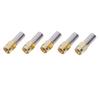 5Pcs Sma Male Plug Rf Coaxial Connector Crimp For Rg58 Rg142 Rg400 Lmr195
