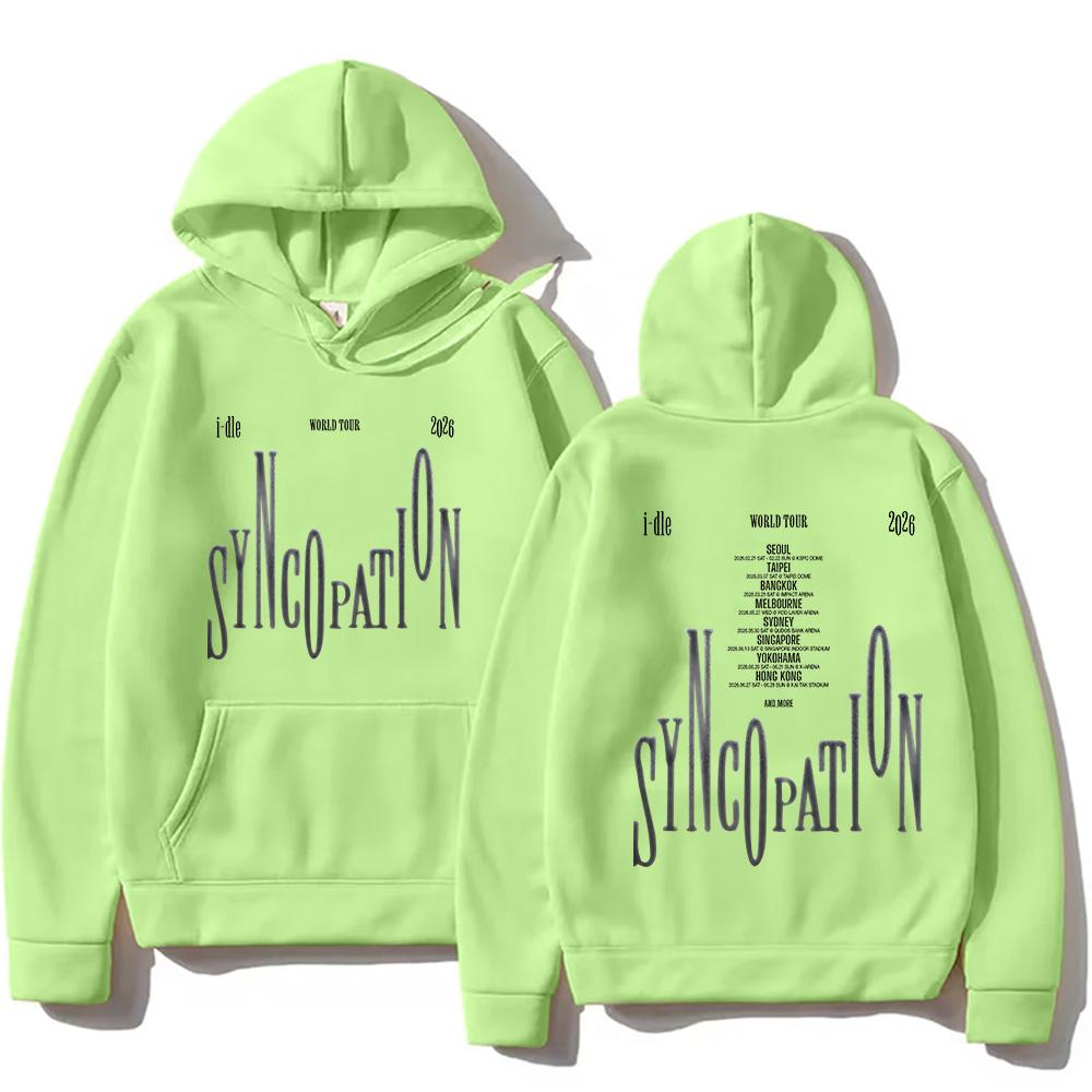 I-DLE Syncopation World Tour 2026 Hoodies GIDLE Kpop Korean Style Streetwear (G)i-dle New Casual Unisex High Street Hoody