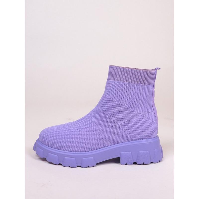 Thick Soled Fly Woven Mesh Short Tube Socks for Women, Plus Size Couple, High Top Fly Woven Boots