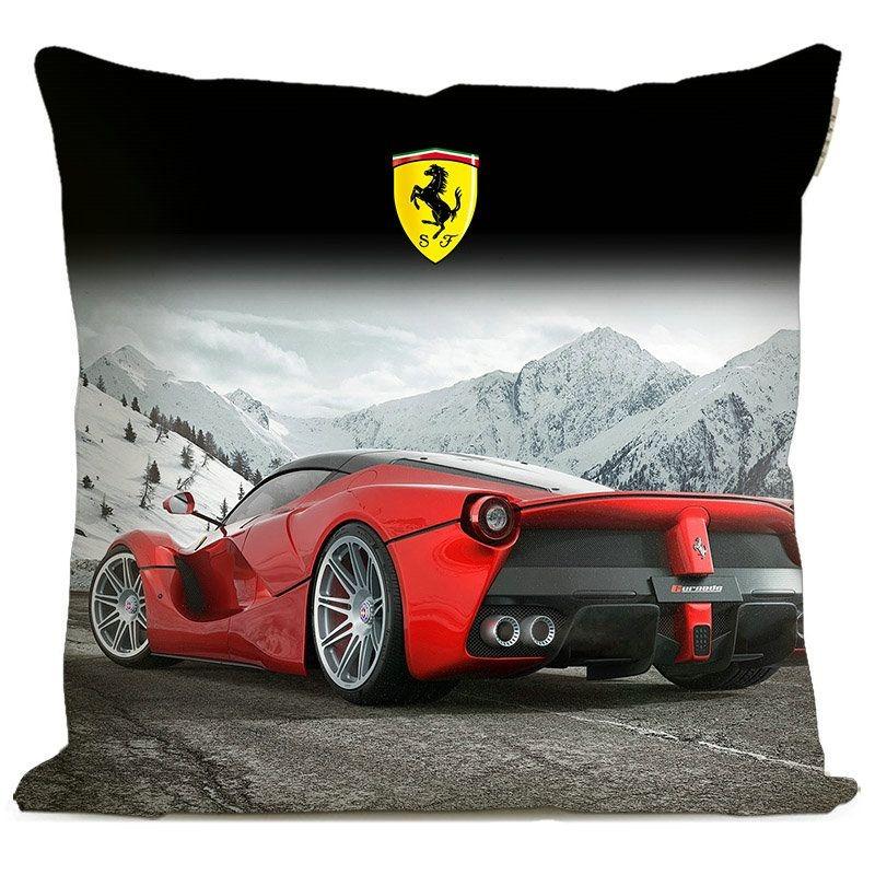 Fashion 3D Printed Pillow F1 Racing Fleet Car Fans Peripheral Pillows Sofa Cushion For Ferrari Roma 488 Portofino F8 Spider SF90