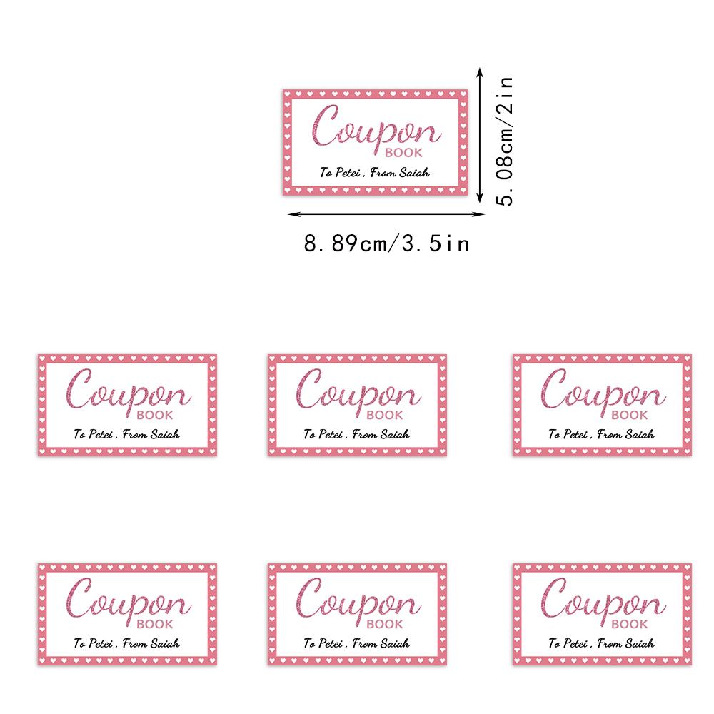 

Customize Valentine s Day stickers with any text, suitable for Valentine s Day gift decoration labels, pink themed stickers 20pcs