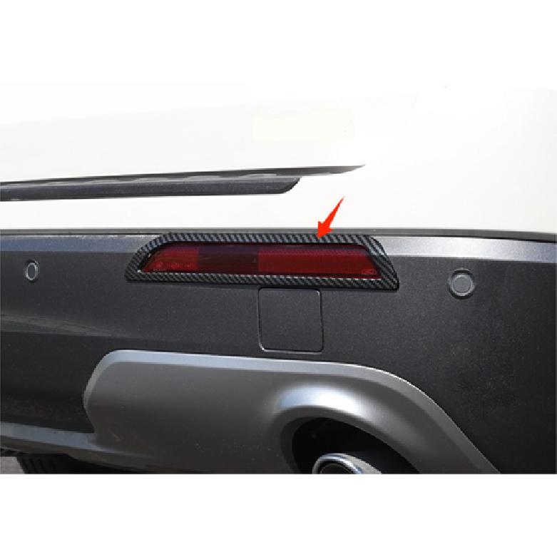 Rear Fog Light Frame Cover Trim For - Ford Explorer 2pcs Carbon Fiber