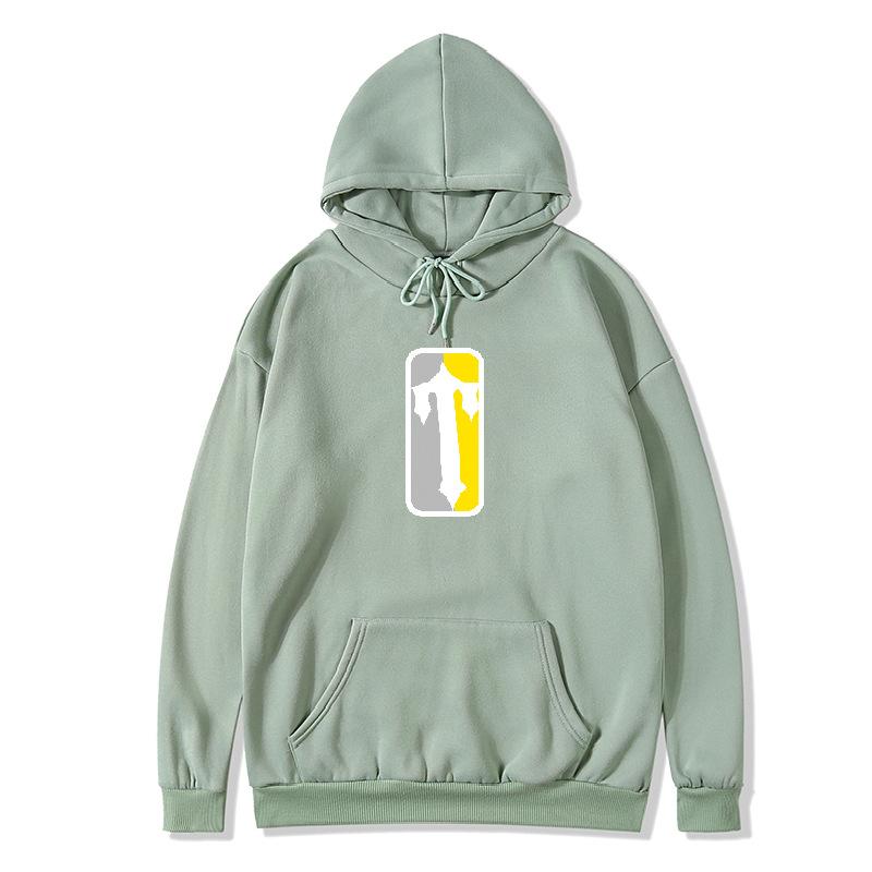European and American Printed Hoodie Autumn and Winter Sweater Top