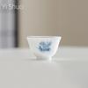 Sweet White Xiangyun Cup Kung Fu Teacup Tea Tasting Cup Ceramic Single Cup Tea Bowl Small Teacup
