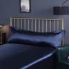 New Summer Washed Silk Long Pillowcase Double Pillowcase Couple 1.2 Meters 1.5m Long Ice Silk Pillowcase Without Sheets