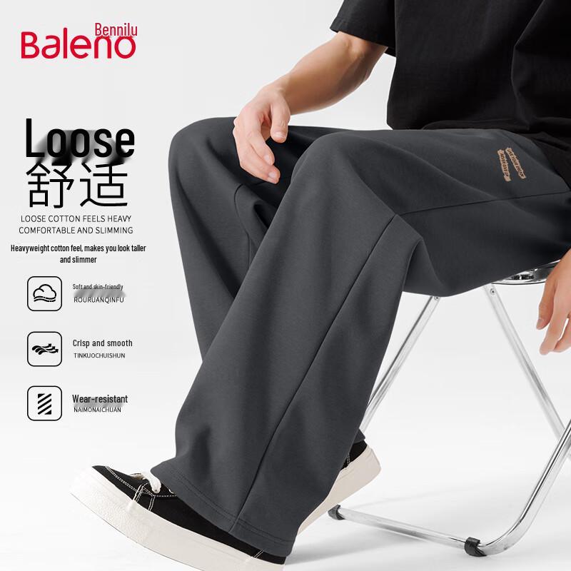 

Baleno Men s 300g Cotton Blend Straight-Leg Casual Pants 5XL