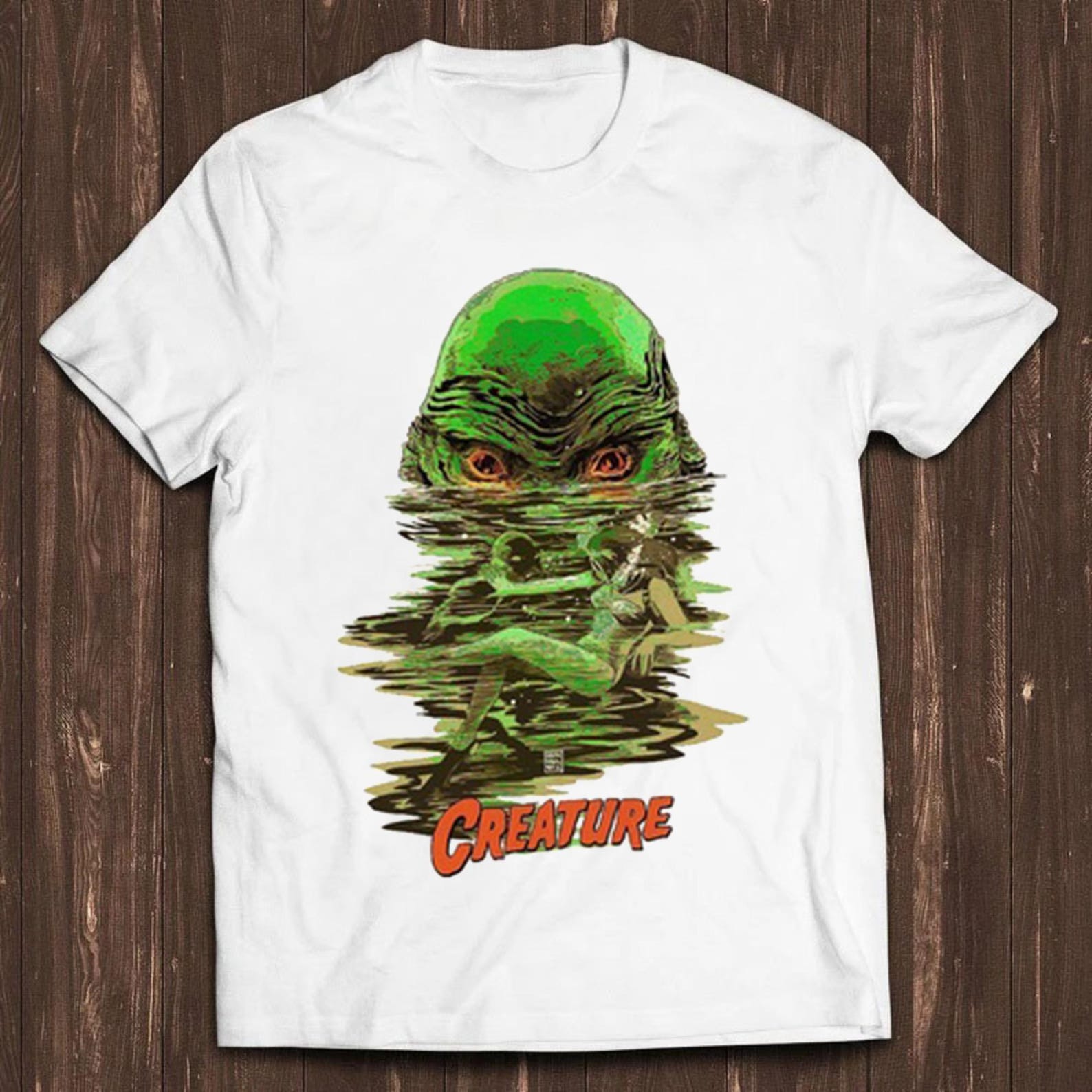 Creature From The Black Lagoon Inspired Parody Retro Cool Tee T Shirt C603 M