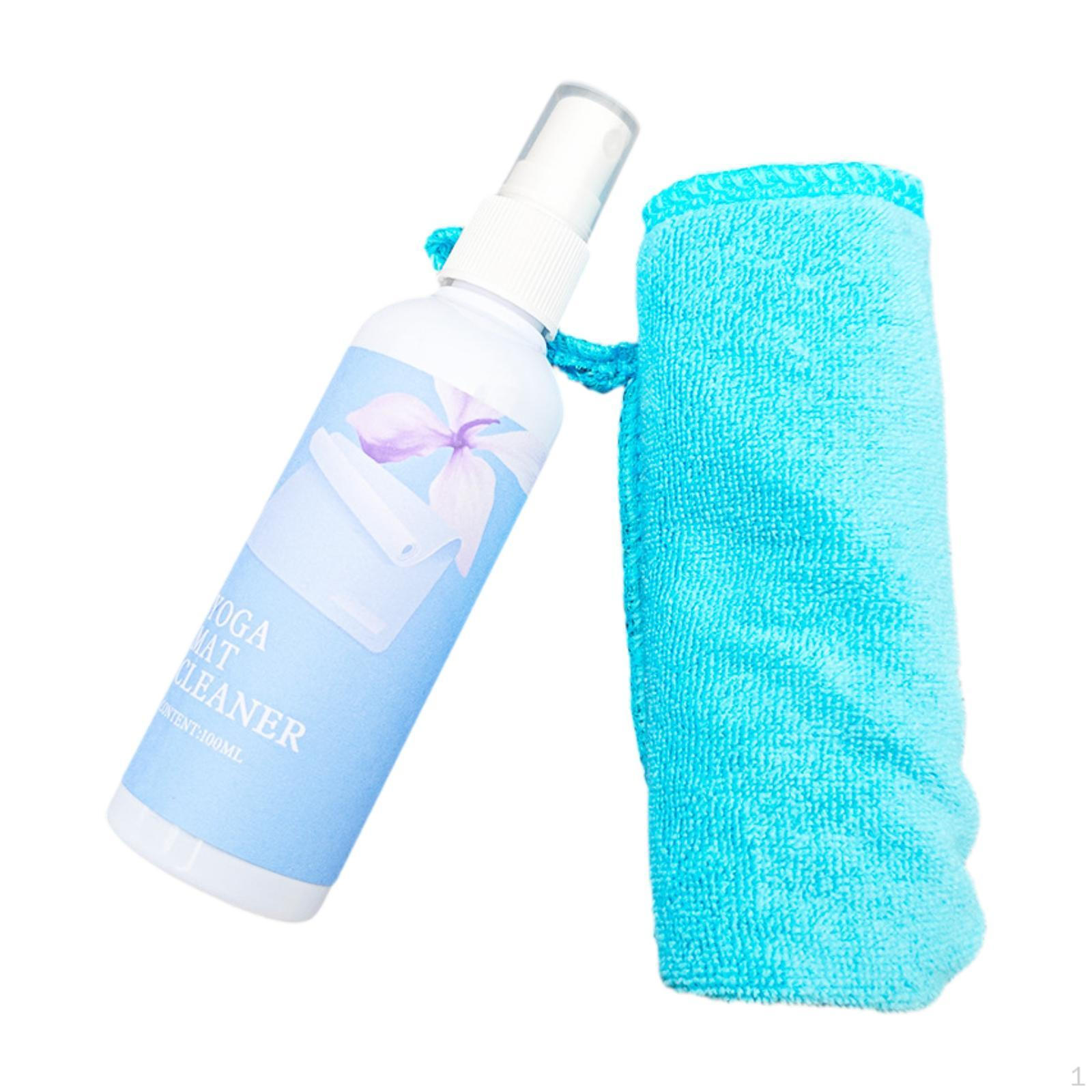 

100 мл очиститель для коврика для йоги, набор аксессуаров для чистки упражнений, легко чистится Type B