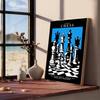 Vintage Classy Chess Classic Movie Whitepaper Poster Retro Kraft Paper Sticker DIY Room Bar Cafe Vintage Decorative Painting