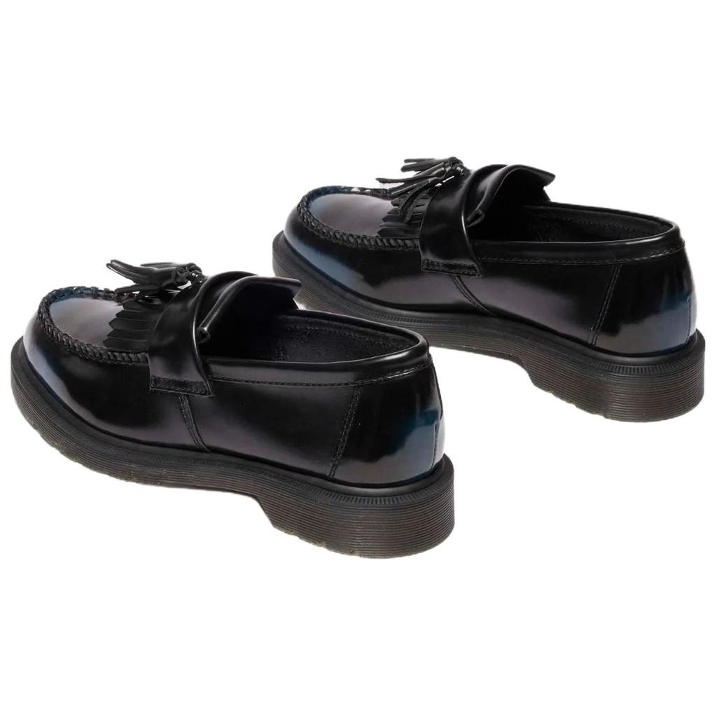 Dr. Martens Adrian Leather Fashion Comfortable Loafers 3cm Unisex Loafers Black Blue 14573401