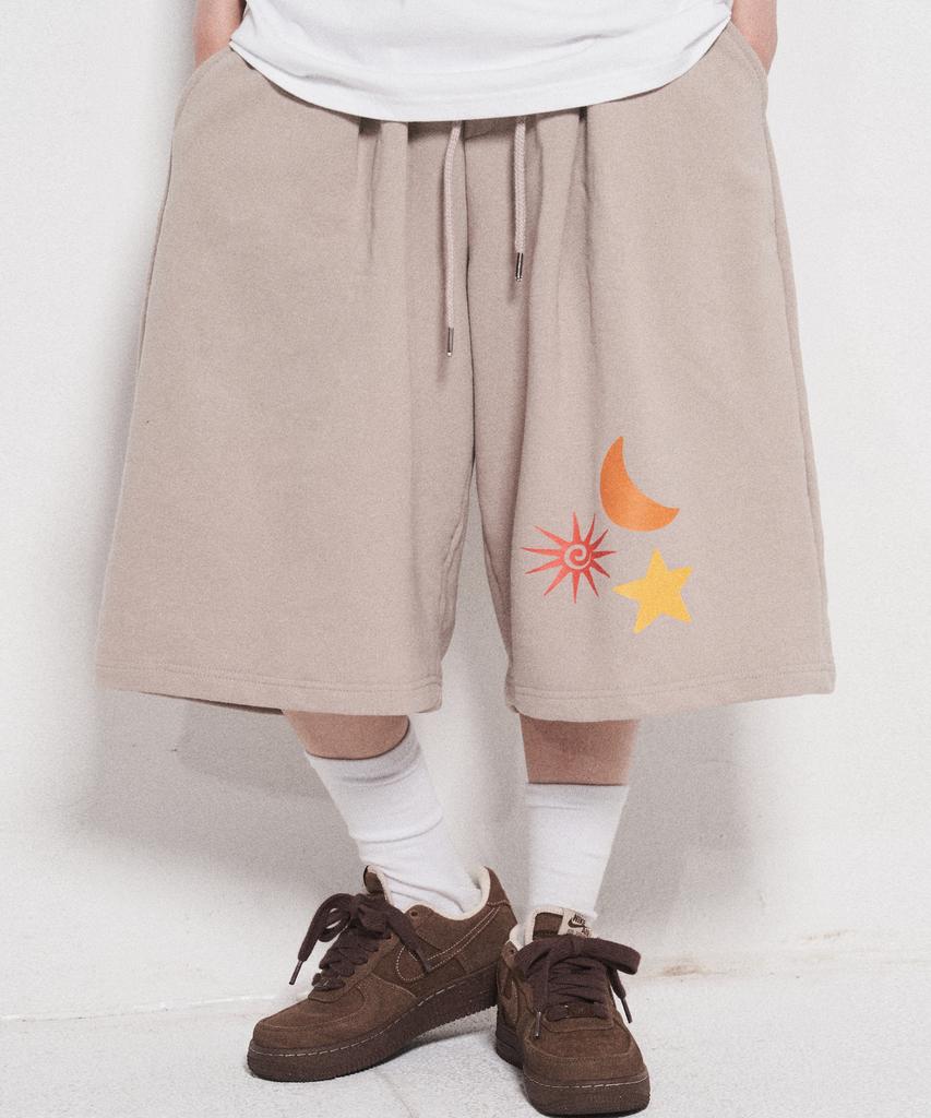 Deulousi Dw Sun & Moon Double-Pleat Basic Bermuda Pants 4 Colors