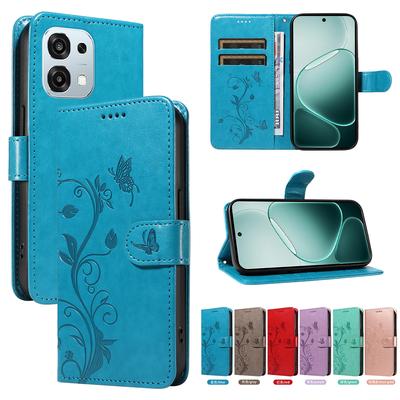 Butterfly Flower Vine Flip Wallet Leather Case For Oppo A6 Pro 4G 5G CPH2799 Card Slots Holder Book Cover Fundas