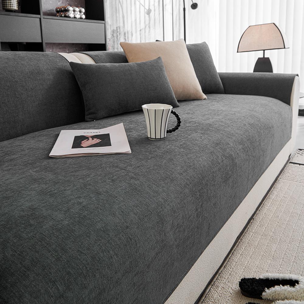 Waterproof Urine-Proof Chenier Sofa Cushion  New Four-Season Universal High-End Non-Slip Sofa Cushion