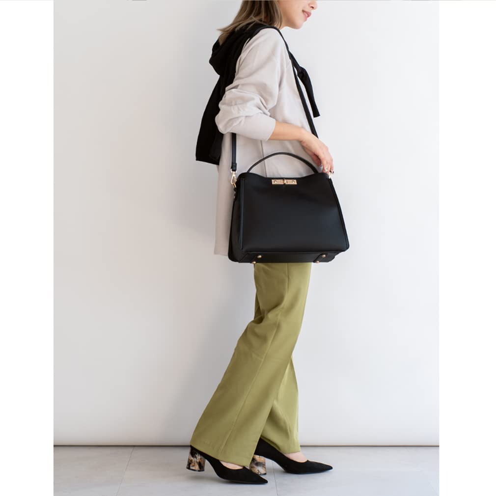 VITAFELICE One-Handle 2-Way Shoulder Bag (M) Women's inb-90028p (Black)