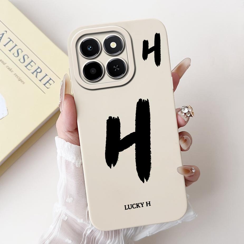 For Honor X6C Case NIC-LX1 NIC-LX2 NIC-LX3 Cute Lucky Letters Cover Soft TPU Phone Case For Honor X6c X 6c HonorX6C Fundas Coque