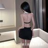 Sexy new sexy secretary uniform seduction bed hot passion open file free deep V skirt