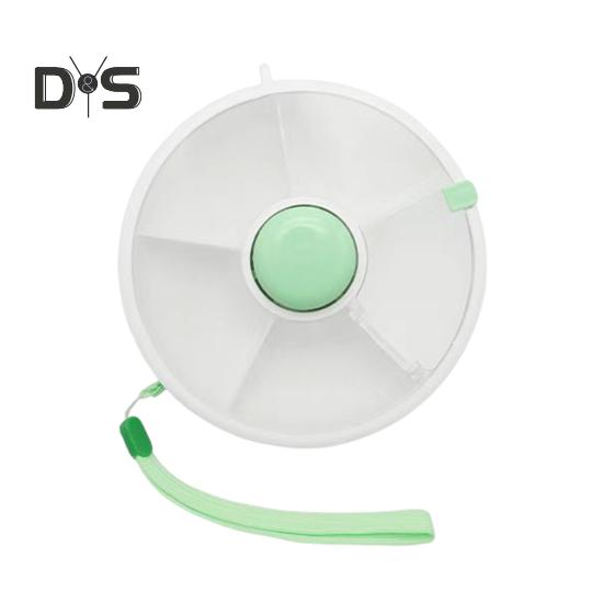 Rotierender Snackbehälter mit Deckel, Spinner-Bündel, tragbare Süßigkeitenbox für Kinder, Süßigkeitentisch, Melonenteller, versiegelte Snackbox für Zuhause, Büro, Schule, Picknick