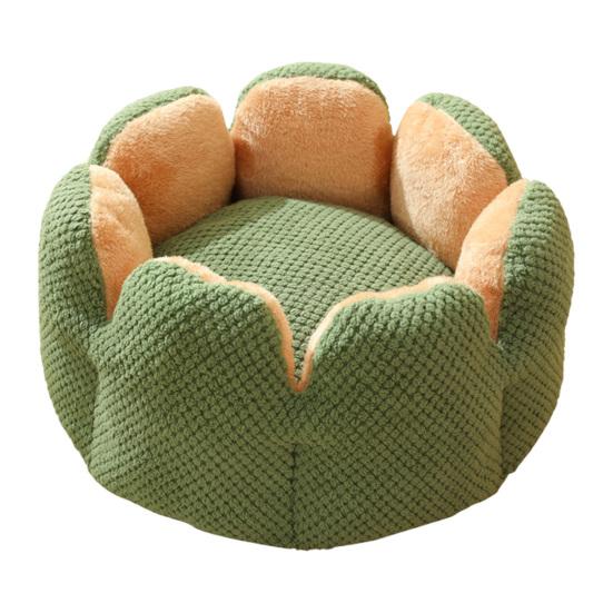 Pet Nest Soft Comfortable Adorable Keep Warmth Petal Shape Pet Cat Dog Sleeping Cushion Pet Supplies