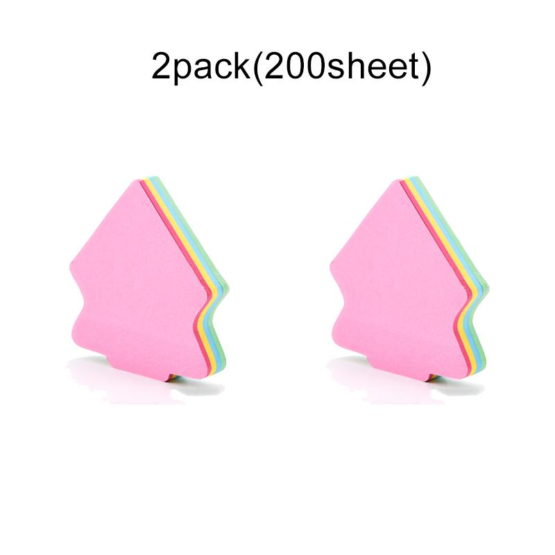 Shaped Sticky Notes Set 200sheets Fun Design Sticky Notes Reusable Self-Adhesive Note Paper Classroom Decoration Stickers TMZ