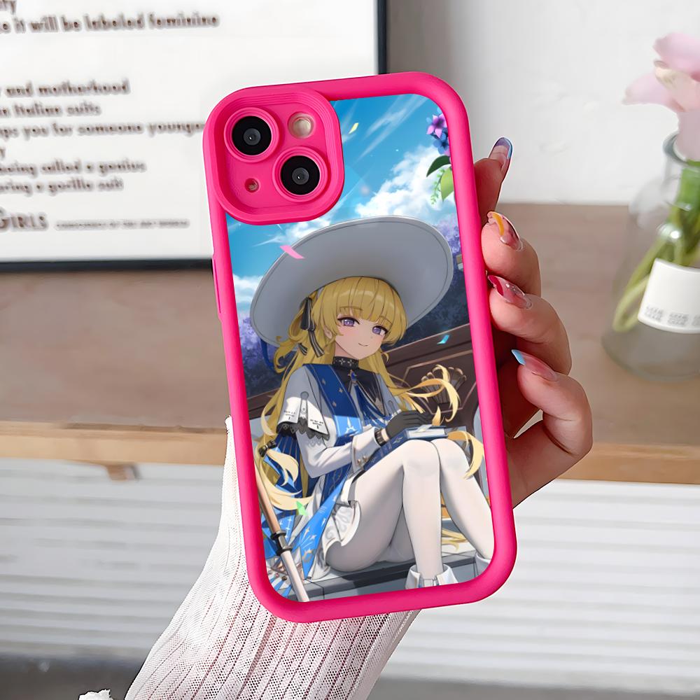 Wuthering Waves Phoebe Phone Case for iPhone 17 16 15 14 13 12 11 Air Pro Max Plus Thicken TPU Colorful Cover Luxury Cellphones
