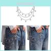 Metall-Stern-Gürtelkette mit Quasten für Damen Sommer-Modeaccessoire Geschenk