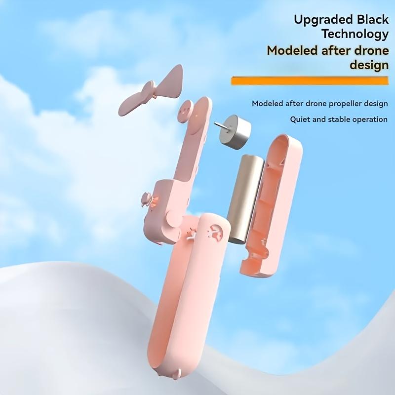 Portable Mini Fan USB- with 3-Speed Adjustable Quiet Cooling Fan Lightweight Handheld Personal Cooling Blower for Women/Men,, Travel, Outdoor