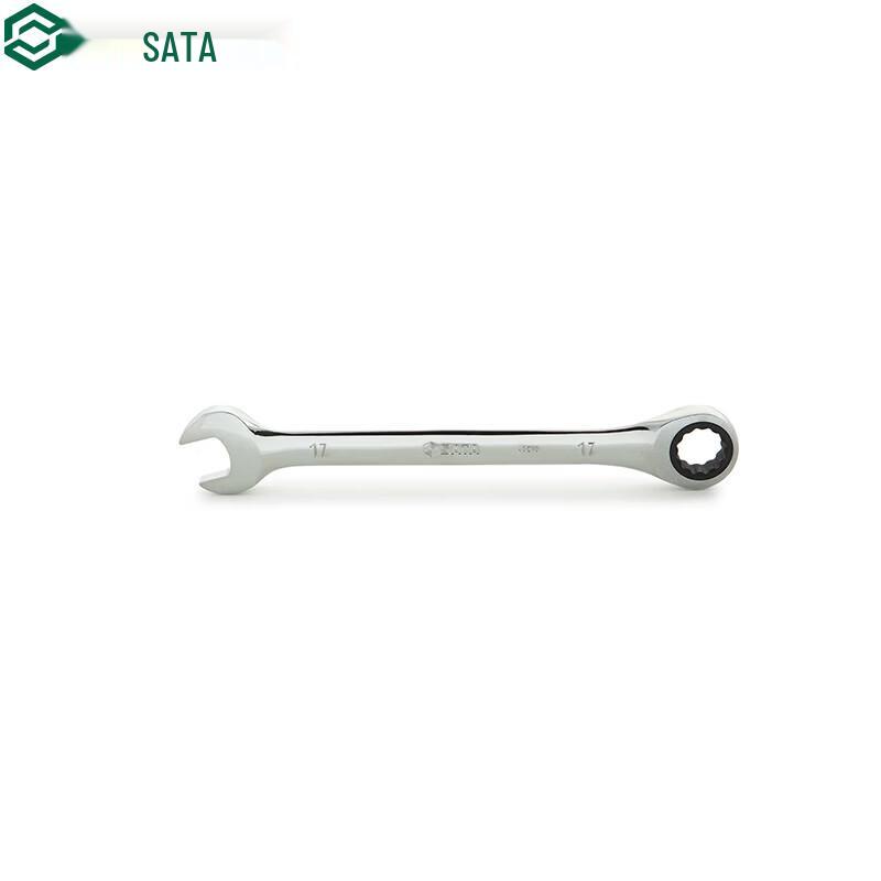 SATA 43201 Fully Polished Combination Ratchet Wrench