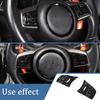 HAPPYHORSE Aluminum Alloy Car Multimedia Button Protective Cover Trim Sticker Decorative Accessories Compatible with Jaguar 15-21XE /16-21XF /16-21