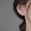 Korean Trendy Rhinestone Snowflake Stud Earrings - Simple, Creative Fashion for Women - Perfect Christmas Gift