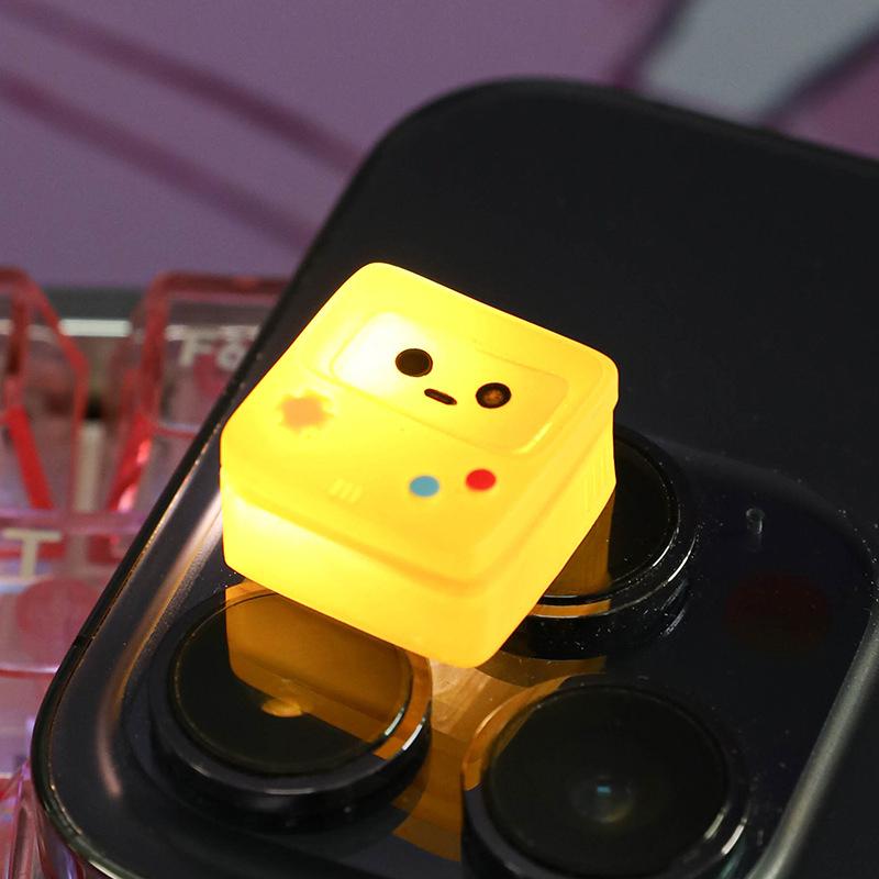1Pcs Kawaii Esc Replacement Keycap Single Resin Retro Game Console Translucent Keycaps Arcade Mechanical Keyboard Accessory