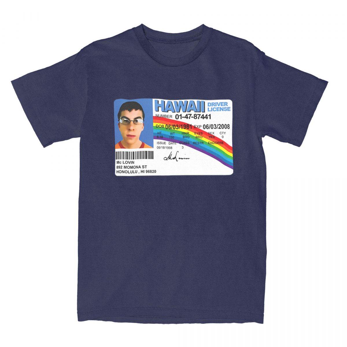 

Mclovin High Quality Superbads Accessories Shirt for Men Women Awesome Adult Tee Shirts Summer 4XL