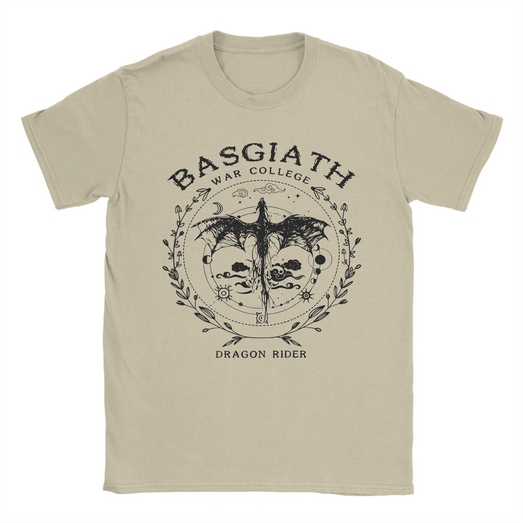 Fourth Wing Dragon Rider Basgiath War College T Shirt Dragon Rider SMUT Cotton Tops Awesome Crewneck Tee Shirt 4XL 5XL T-Shirt