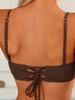 European & American Lace-Up Bandeau Bikini Set: Sexy Cross-Border Split Swimsuit