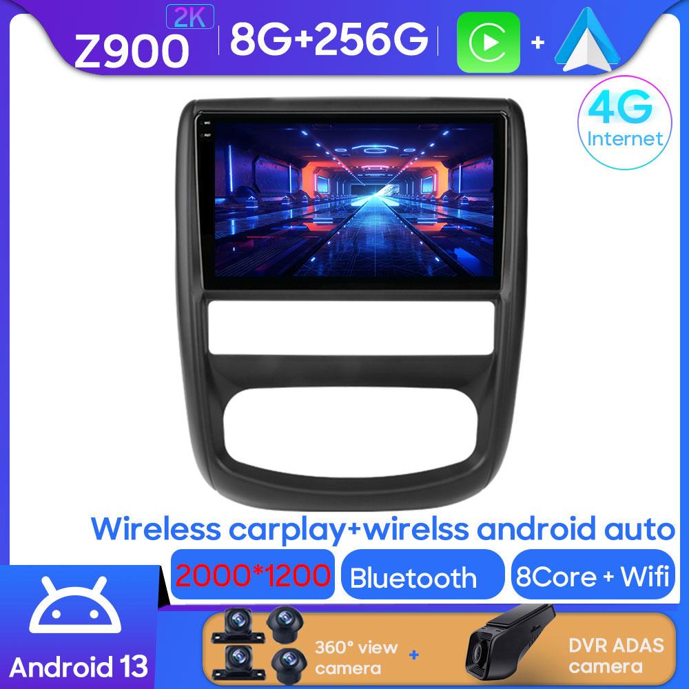 Android 14 Car Radio For Renault Duster 1 2010 - 2015 Multimedia Stereo Video Player Carplay Auto Navigation GPS 360 Camera QLED