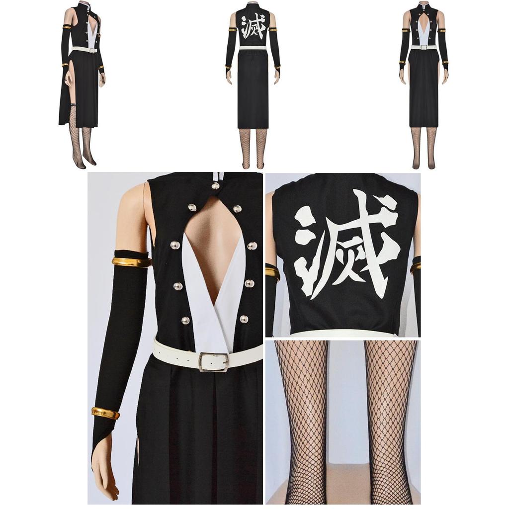 Demon Slayer Cosplay Costume With Polyester Fabric For Anime Fans