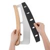 Stainless Steel Pizza Slicer Wheel Kitchen Pizza Cutter Rocker with Wooden Handle & Protective Cover