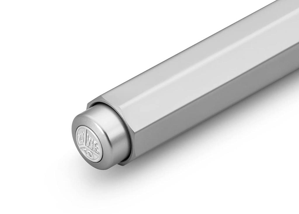 Kaweco Ballpoint Al Officially Imported Pen, Oil-Based, Sport, Silver, ALBP-SV,