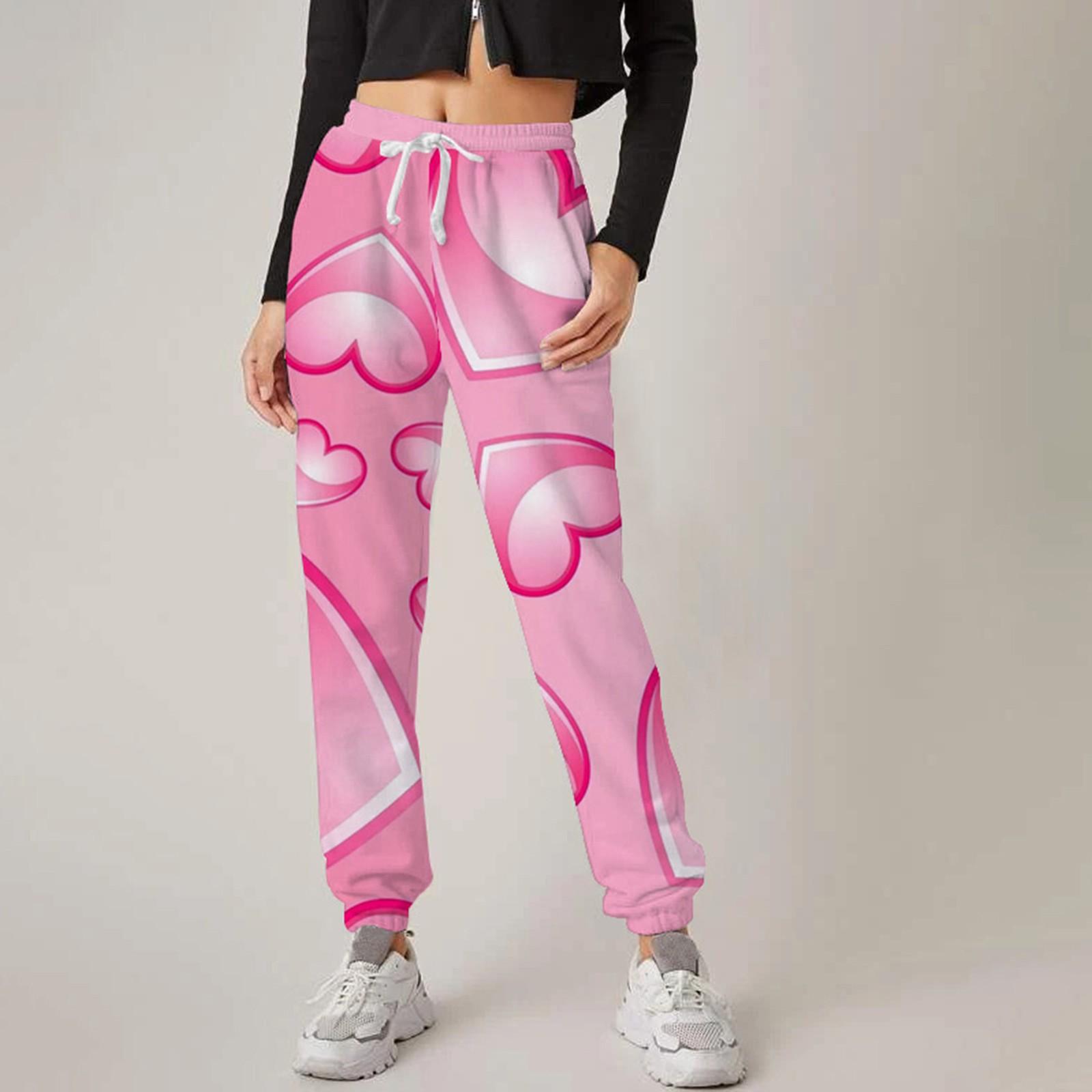 

Женские повседневные модные свободные брюки с цифровым принтом и широкими штанинами. L