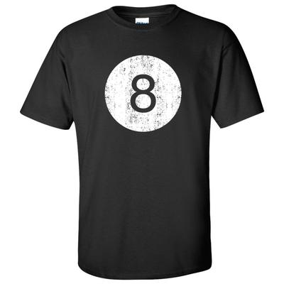 Camiseta Divertida Novedad para Sala de Juegos - Billar Bola 8