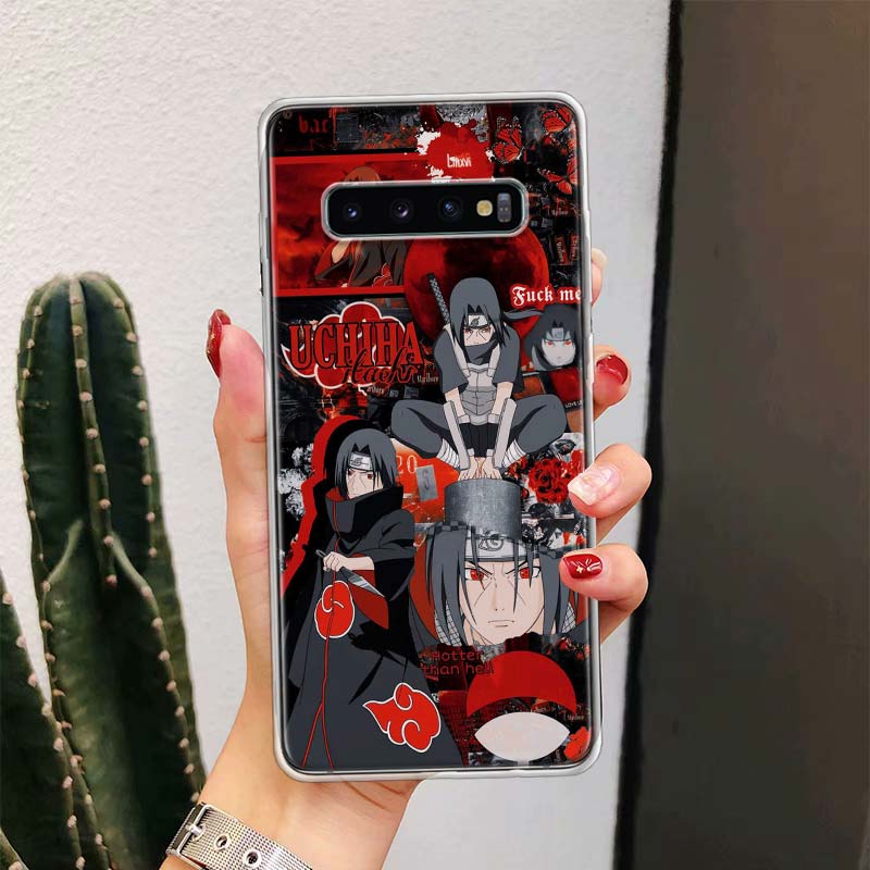 Naruto Uchiha Itachi Pro Samsung Galaxy S10 Plus S20 FE S21 S22 Ultra Pouzdro na telefon S10E S8 S9 + S7 Edge J4 Kryt Plášť Coque