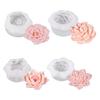 Flower Silicone Molds Flower Peony Fondant Mold Candle Molds Rose for Jelly Chocolate