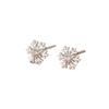 Women's Winter Snowflake Ear Studs: Versatile, Simple, Creative Design for Daily Wear