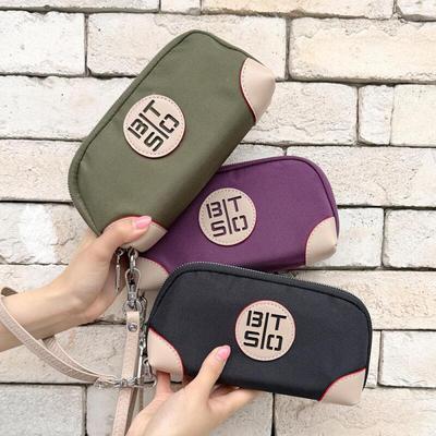 Women's Casual Letter Design Double Storage Pouch