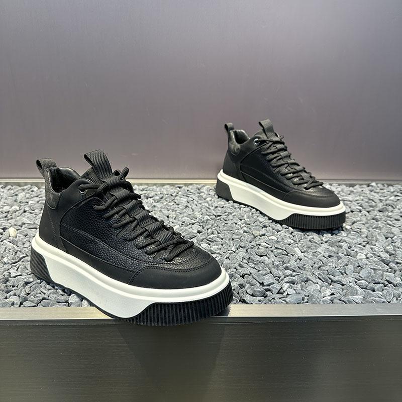 High-top board shoes New spring and autumn color matching trendy shoes Platform comfortable casual shoes qs